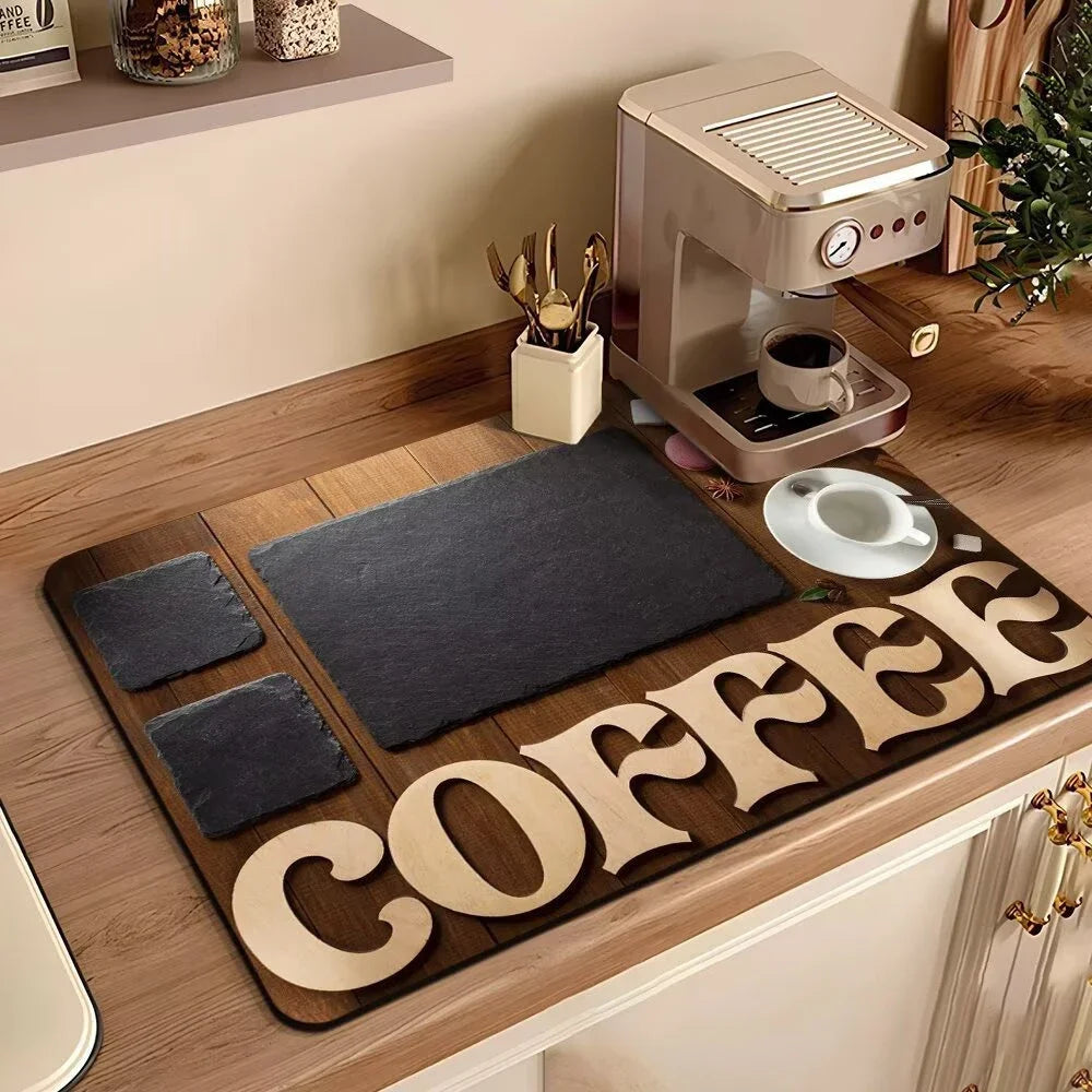 Coffee Machine Mat Waterproof Drain Pad