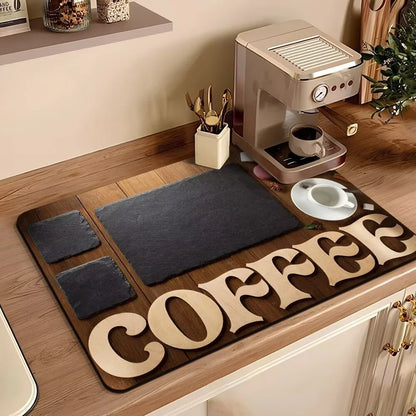 Coffee Machine Mat Waterproof Drain Pad