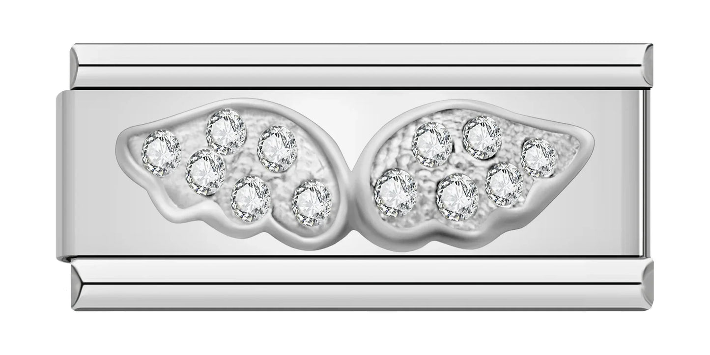 DANA Angle Wing Love Stainless Steel Bracelet