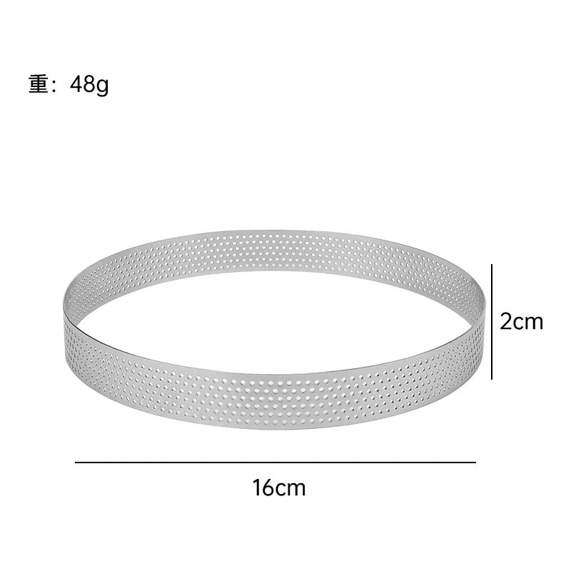 Stainless steel kitchen cake molds heat resistant
