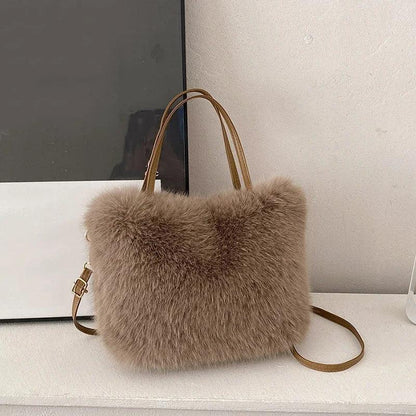Faux Fur Shoulder Bags