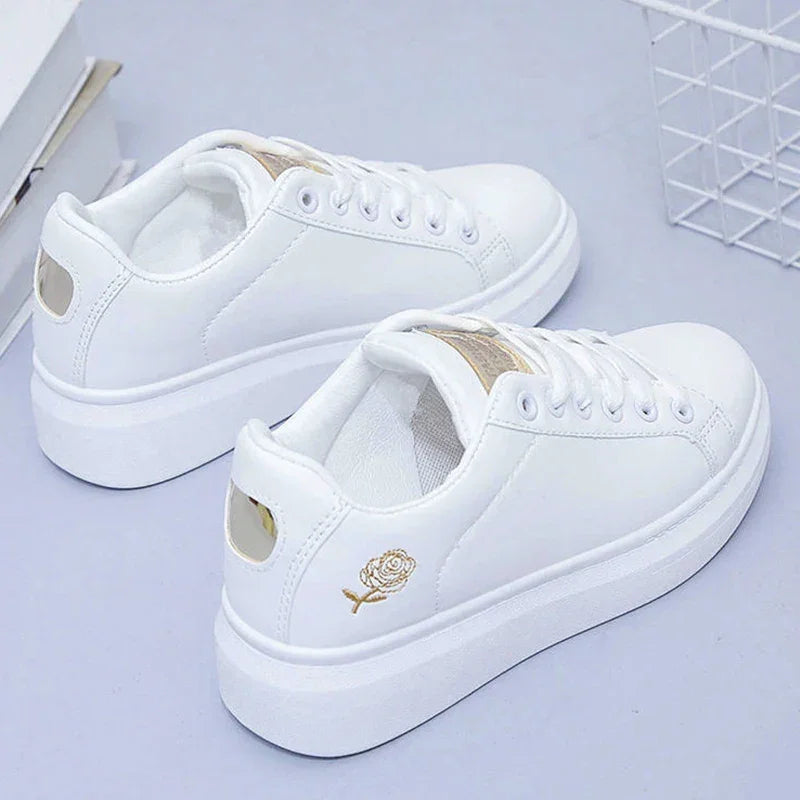 Leather Small White Sneakers