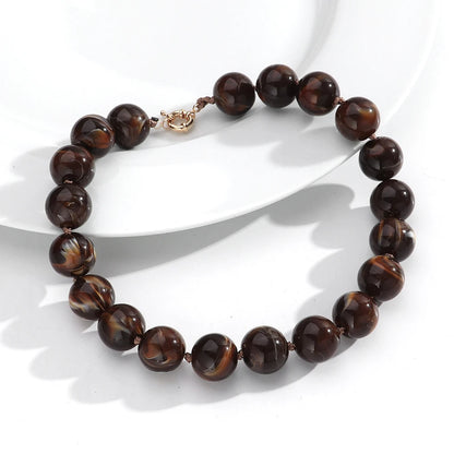 Bohemian Style Handmade Beaded Necklace Jewelry