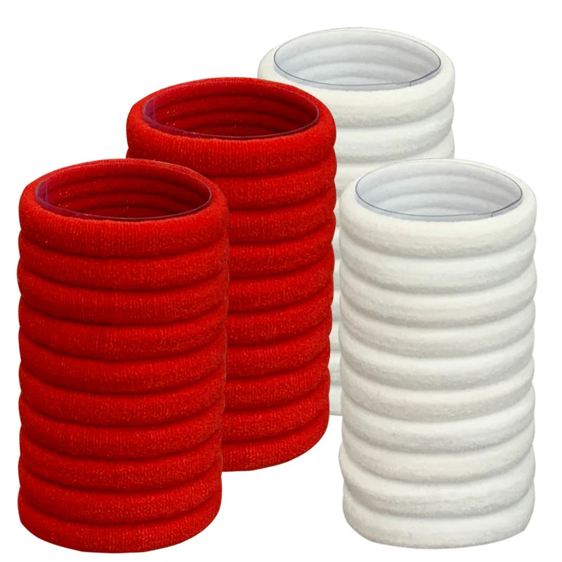 50PCS/Set Cotton Elastic Hair Ties