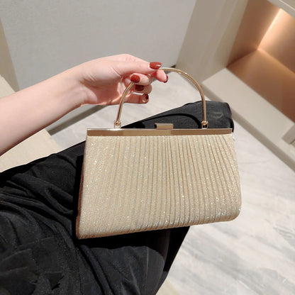 Classic Pleated Evening Bag Handbag