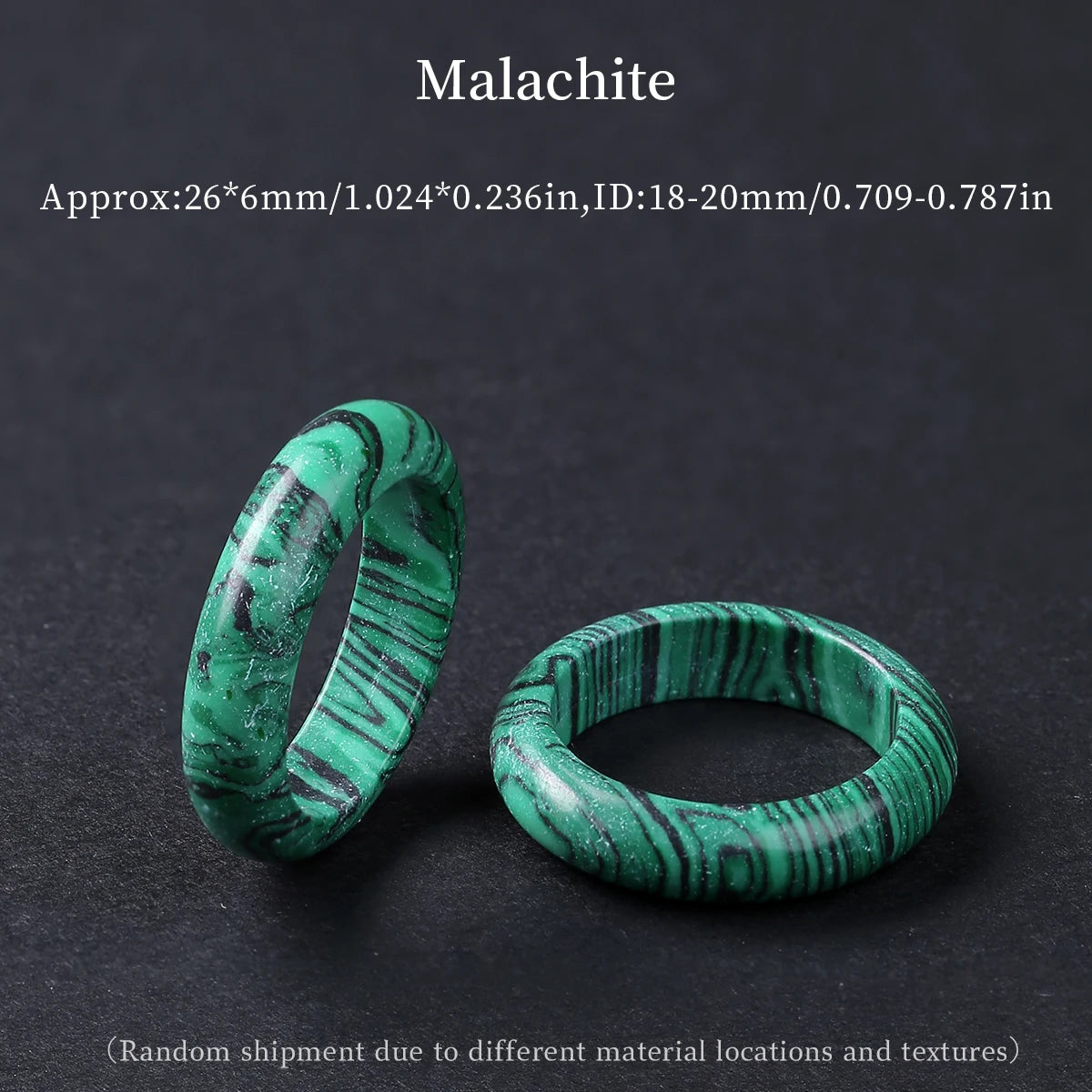 1 Pc Natural Crystal Stone Energy Healing Ring