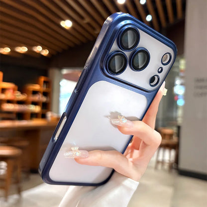 Translucent PC Phone Case For iPhone Pro Max Cover