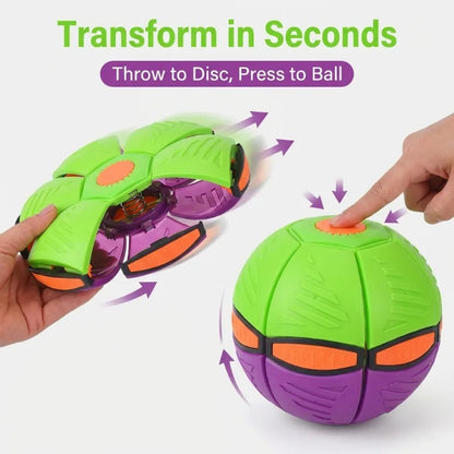 Deformable Flying Saucer Ball Magic Vent Toy