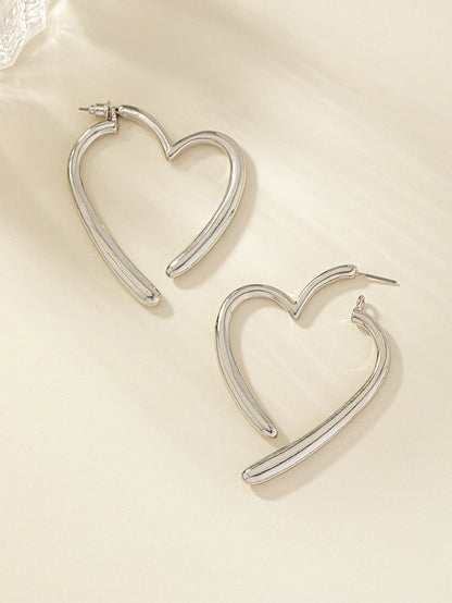 Exquisite Personalized Heart-Shaped Earrings