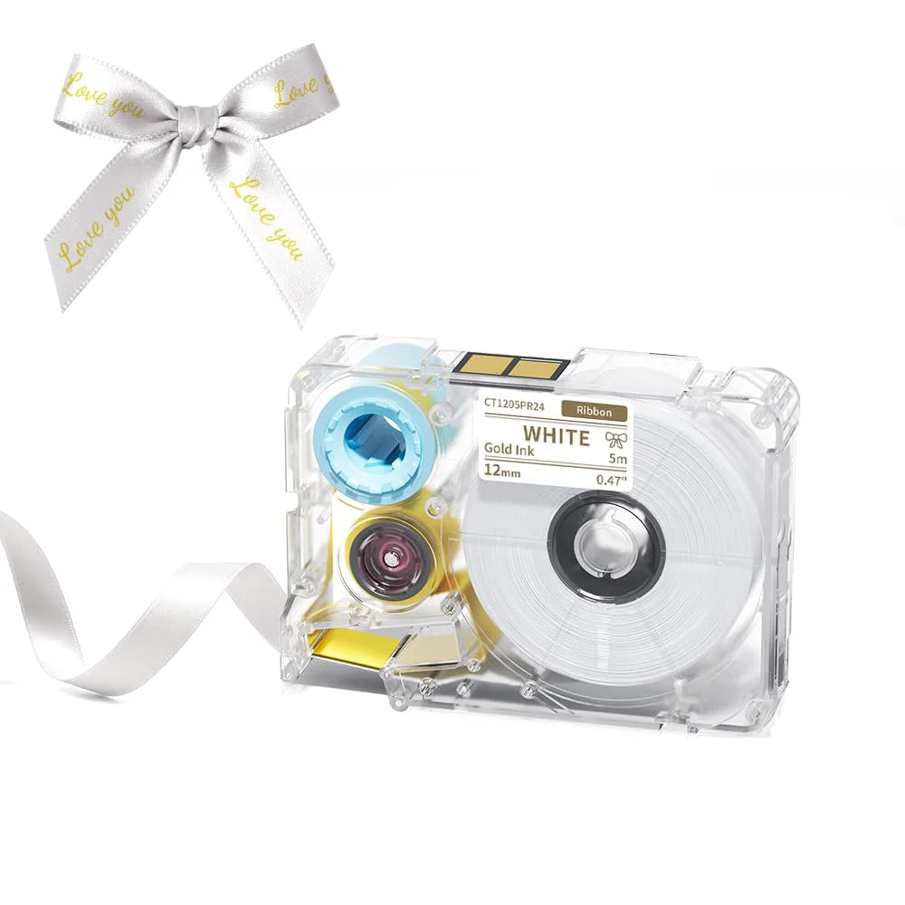 Phomemo A30 P15 Fabric Ribbon Cartridges 12mm X 5m Satin Ribbons