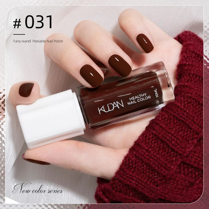 Colorful Water-Base Nail Polish 40 Colors Air Dry Peel Off Nail Art