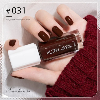 Colorful Water-Base Nail Polish 40 Colors Air Dry Peel Off Nail Art