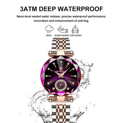 Luxury Elegant Waterproof Stainless Steel Quartz Watches