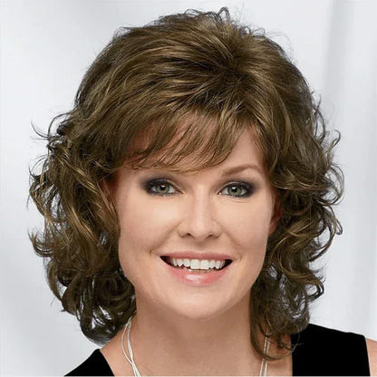 Synthetic Hair Short Curly Wigs