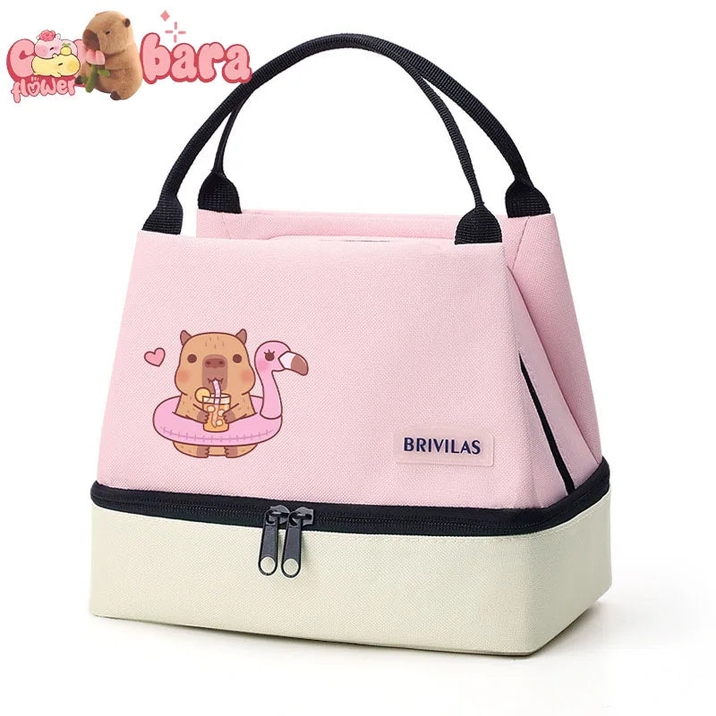 Capybara Insulated Portable Lunch Box Storage