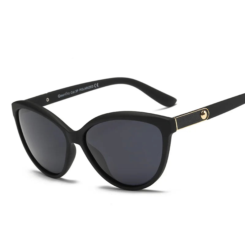 Luxury Polarized  Vintage Design Cat Eye Glasses