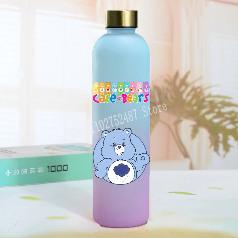 Cute Care Bears Water Bottle Outdoor Sports Kawaii Cup