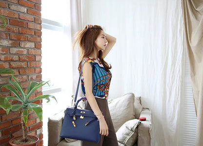 Korean Sexy Sleeveless  A-Line Long Skirt Korean Set