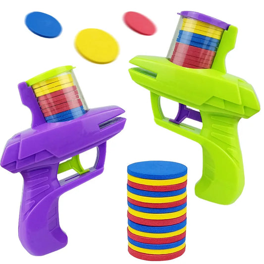 Foam Disc Launcher Flying Disc Handheld Shooter