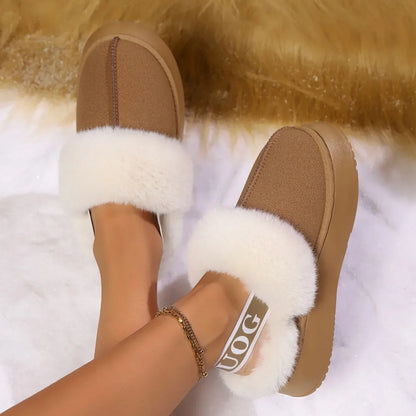 Snow Boots Casual Fur Warm Slippers