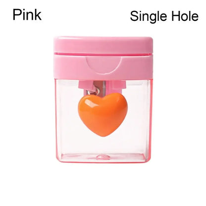 Cartoon Dinosaur Pencil Sharpener Hand-cranked Mechanical Tool