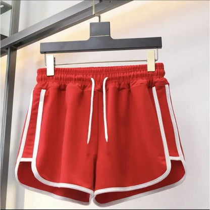 Casual Bottoms Elastic Waist Sports Short Pants