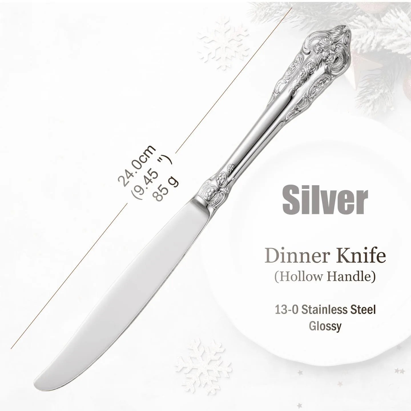 Stainless Steel Silver Flatware Set
