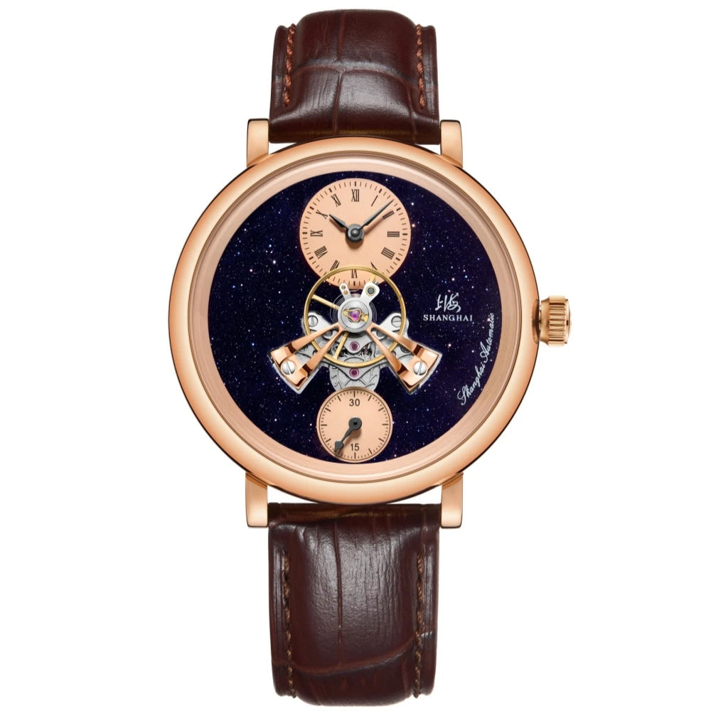 Sky Dome Mechanical 42mm Center Flywheel Automatic Watch