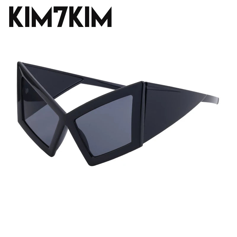 Oversized Cat Eye Big Frame Vintage Sunglasses