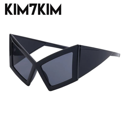 Oversized Cat Eye Big Frame Vintage Sunglasses
