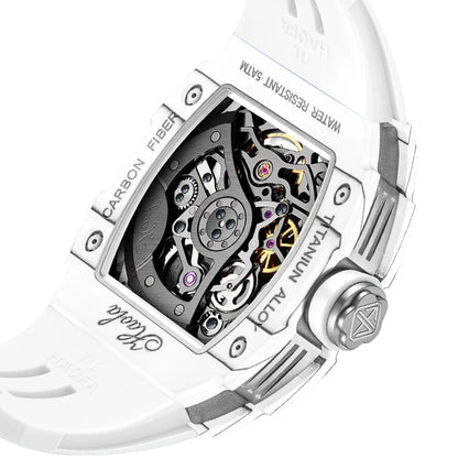 3D Skeleton mechanical Ark series luminous sport carbon fiber case Watch