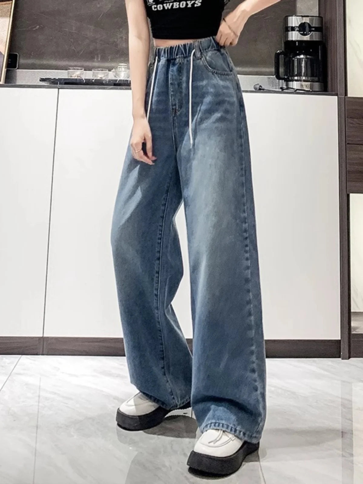 Loose Wide Leg Jeans
