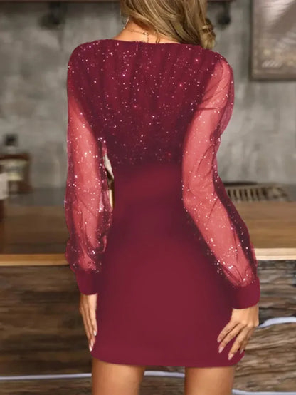 Long Sleeve Mini Sexy Dresses