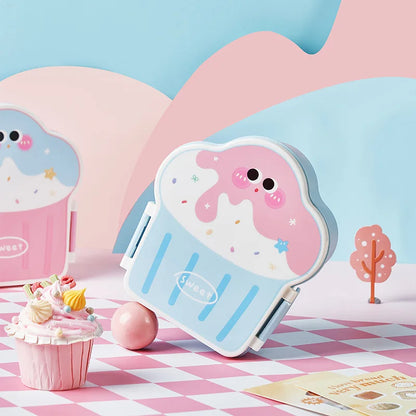 Cute Bento Lunch Box School Heater Portable Plastic Lunch