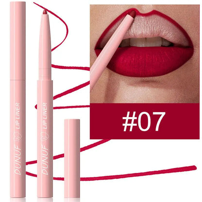 6Pcs Velvet Matte Lip Liner Pencil Lip Contours Makeup Set