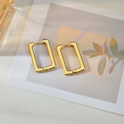 DANA Metal Square Geometric Earrings