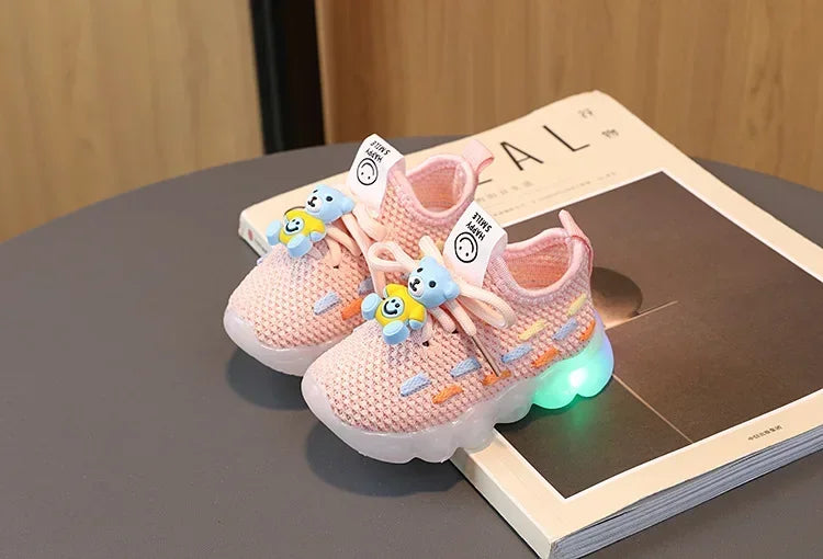 Children's Luminous Sneakers LED Flashing Shoes