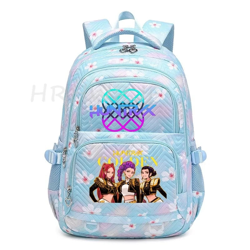 K-pop Demon Hunters Backpack Girls Boys Youth School Bags