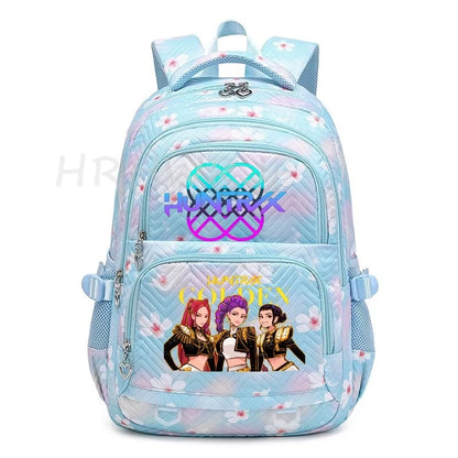 K-pop Demon Hunters Backpack Girls Boys Youth School Bags