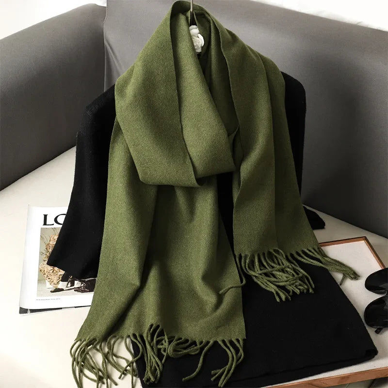 Scarf Warm Thicken Cashmere Shawl Scarves