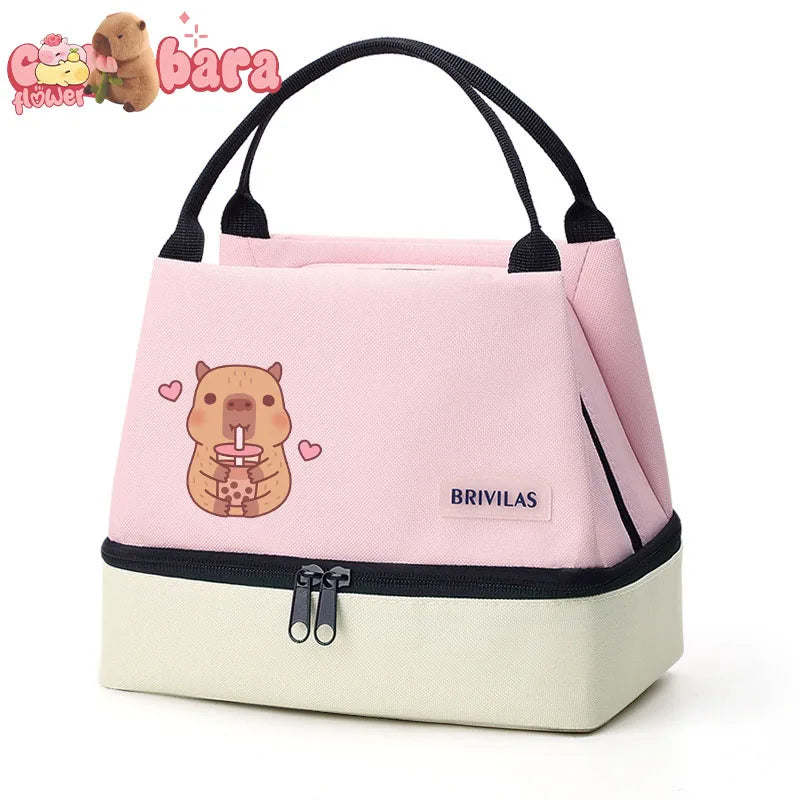 Capybara Insulated Portable Lunch Box Storage