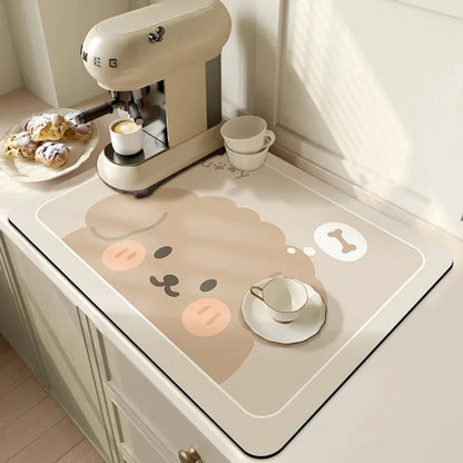 Large Kitchen Super Absorbent Drying Mat