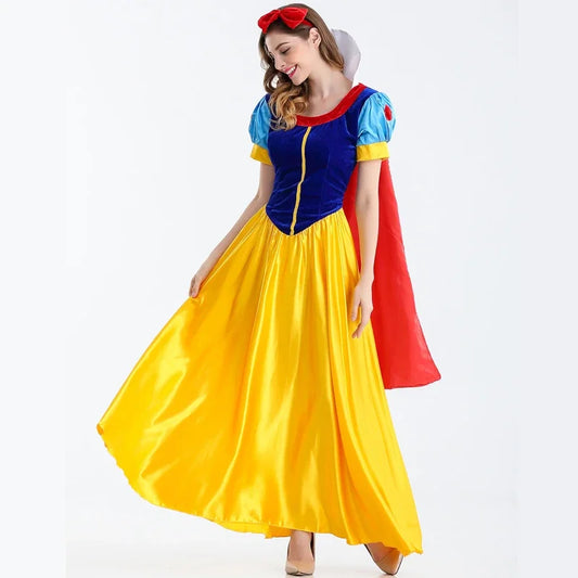 Cartoon Snow White Halloween Costume Coplay Dress
