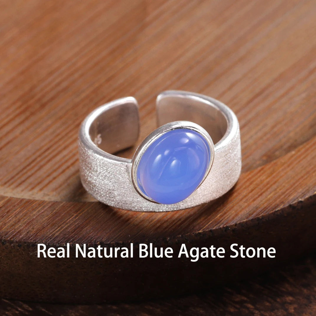 925 Sterling Silver Sparckling Moonstone Minimalist Handmade Ring