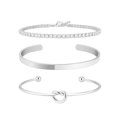 Zircon Chain Bangles Bracelets