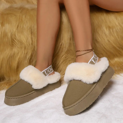 Snow Boots Casual Fur Warm Slippers