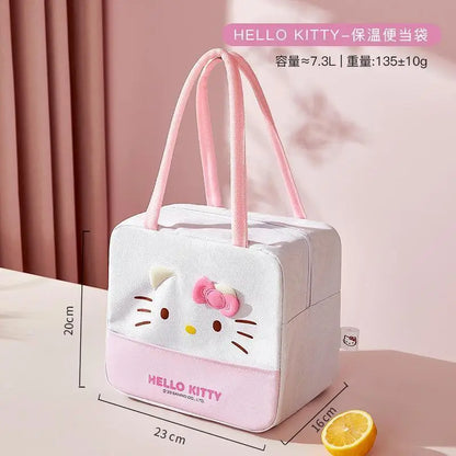 Kawaii Hello Kitty My Melody Cinnamoroll lunch box