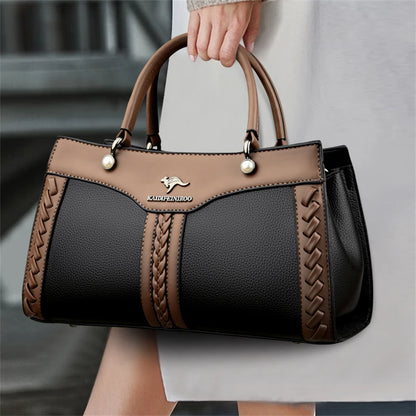 Luxury Multi Layered High Quality Soft Leather Messenger Bag