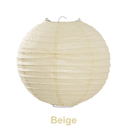 10/15/20/25/30cm Round Chinese Paper Lanterns Birthday Wedding Decor Gift