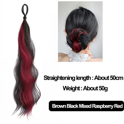 50cm Synthetic Self-Winding Ball Head Wig